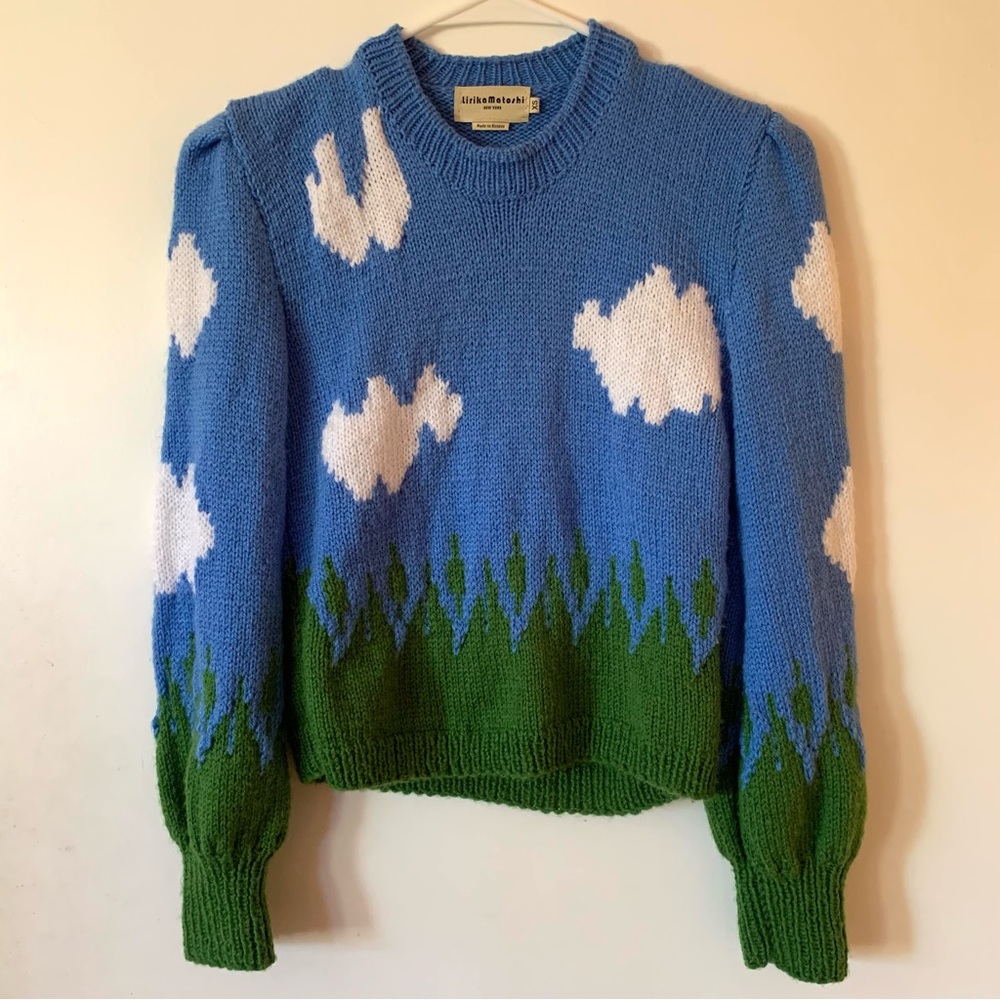 MUST GO ☁️ lirika matoshi clouds knit sweater